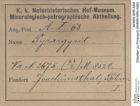 Etiketten zu Pyrargyrit (NHMW-MIN-Al68)